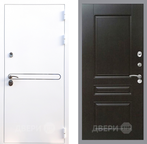 Входная металлическая Дверь Стоп Лайн Вайт ФЛ-243 Венге в Орехово-Зуево