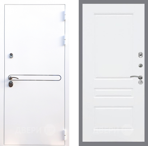 Входная металлическая Дверь Стоп Лайн Вайт ФЛ-243 Силк Сноу в Орехово-Зуево