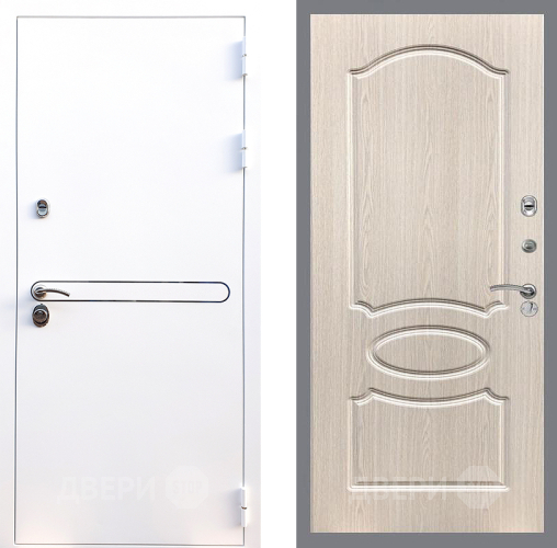 Дверь Стоп Лайн Вайт ФЛ-128 Беленый дуб в Орехово-Зуево