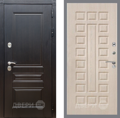 Входная металлическая Дверь Стоп МЕГАПОЛИС ФЛ-183 Беленый дуб в Орехово-Зуево