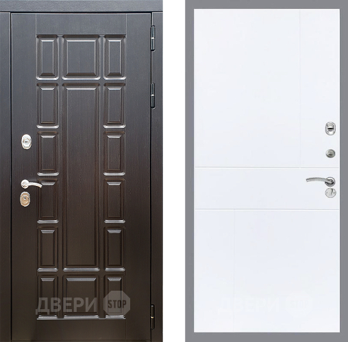 Входная металлическая Дверь Стоп НЬЮ ЙОРК ФЛ-290 Силк Сноу в Орехово-Зуево