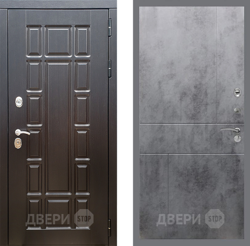 Входная металлическая Дверь Стоп НЬЮ ЙОРК ФЛ-290 Бетон темный в Орехово-Зуево