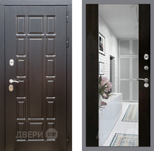 Дверь Стоп НЬЮ ЙОРК Зеркало СБ-16 Венге в Орехово-Зуево