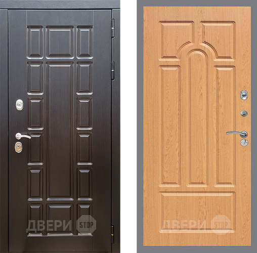 Входная металлическая Дверь Стоп НЬЮ ЙОРК ФЛ-58 Дуб в Орехово-Зуево