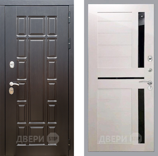 Входная металлическая Дверь Стоп НЬЮ ЙОРК СБ-18 Лиственница беж в Орехово-Зуево