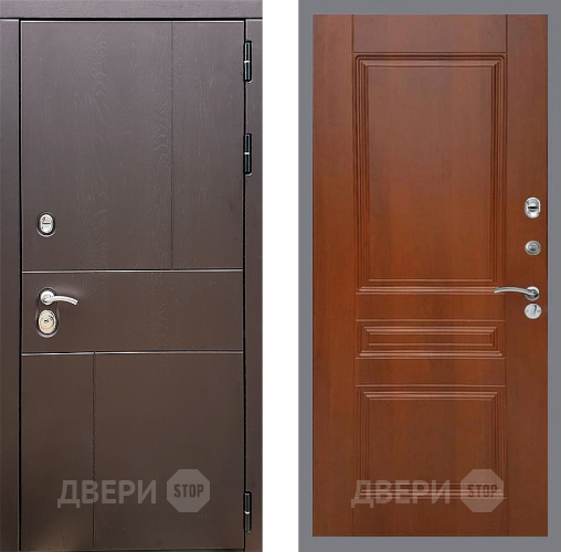Входная металлическая Дверь Стоп УРБАН ФЛ-243 Итальянский орех в Орехово-Зуево