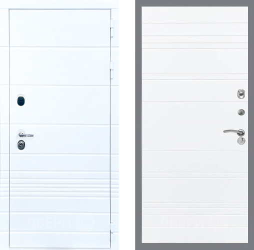 Входная металлическая Дверь Стоп ТРЕНДО Лайн Силк Сноу в Орехово-Зуево