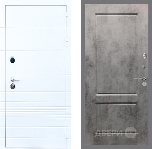 Входная металлическая Дверь Стоп ТРЕНДО ФЛ-117 Бетон темный в Орехово-Зуево