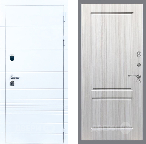 Входная металлическая Дверь Стоп ТРЕНДО ФЛ-117 Сандал белый в Орехово-Зуево