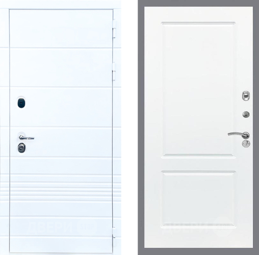 Входная металлическая Дверь Стоп ТРЕНДО ФЛ-117 Силк Сноу в Орехово-Зуево