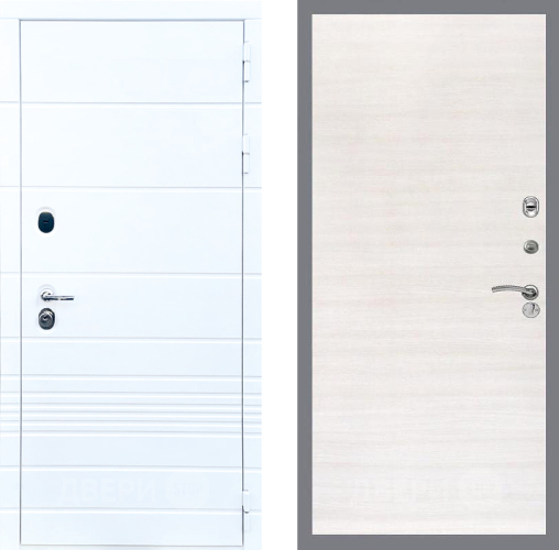 Входная металлическая Дверь Стоп ТРЕНДО Гладкая Акация светлая в Орехово-Зуево