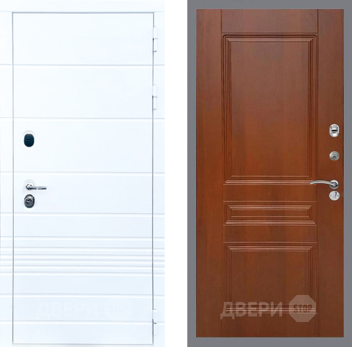 Входная металлическая Дверь Стоп ТРЕНДО ФЛ-243 Итальянский орех в Орехово-Зуево