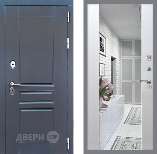 Дверь Стоп ПЛАТИНУМ Зеркало СБ-16 Лиственница беж в Орехово-Зуево