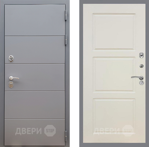 Входная металлическая Дверь Стоп АРТ ГРАФИТ ФЛ-3 Шампань в Орехово-Зуево