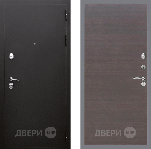 Дверь Стоп КЛАССИК Шагрень Гладкая венге поперечный в Орехово-Зуево