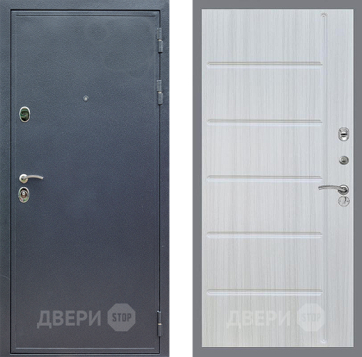 Входная металлическая Дверь Стоп СИЛЬВЕР ФЛ-102 Сандал белый в Орехово-Зуево