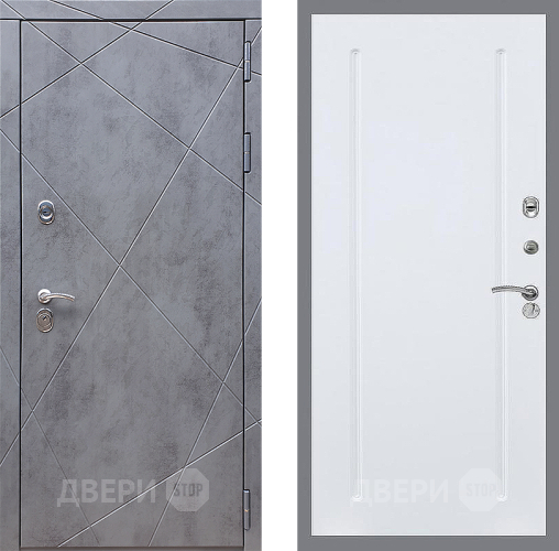 Дверь Стоп Лучи ФЛ-68 Силк Сноу в Орехово-Зуево