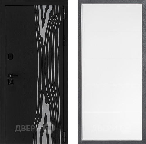 Входная металлическая Дверь Дверной континент ДК-12 ФЛ-649 Белый софт в Орехово-Зуево