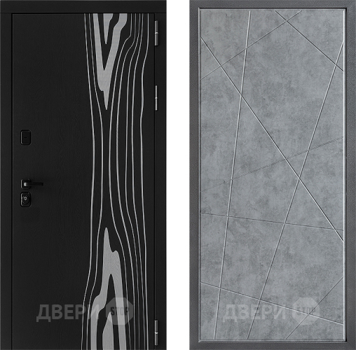 Входная металлическая Дверь Дверной континент ДК-12 ФЛ-655 Бетон серый в Орехово-Зуево