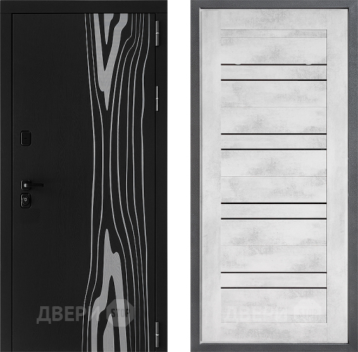 Входная металлическая Дверь Дверной континент ДК-12 ФЛ-49 Бетон снежный в Орехово-Зуево