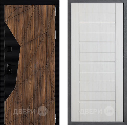 Входная металлическая Дверь Дверной континент ДК-11 ФЛ-70 Лиственница белая в Орехово-Зуево