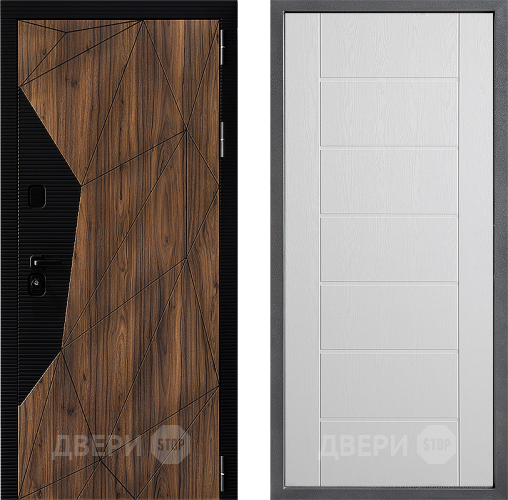 Дверь Дверной континент ДК-11 ФЛ-Лайн Белое дерево в Орехово-Зуево