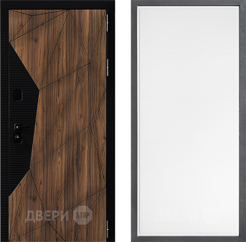 Входная металлическая Дверь Дверной континент ДК-11 ФЛ-649 Белый софт в Орехово-Зуево