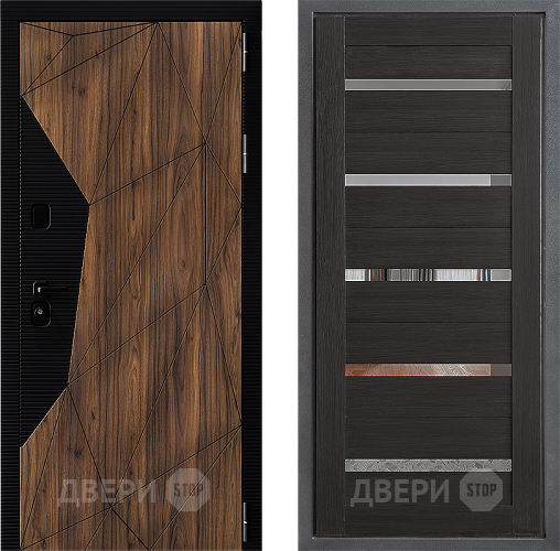 Входная металлическая Дверь Дверной континент ДК-11 ФЛ-47 Венге в Орехово-Зуево