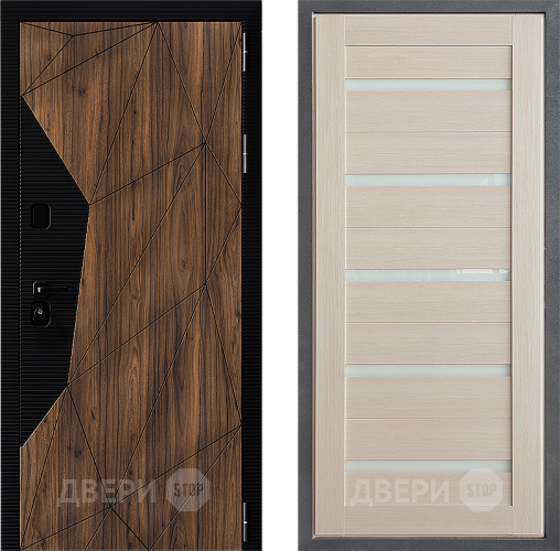 Входная металлическая Дверь Дверной континент ДК-11 ФЛ-47 Лиственница белая в Орехово-Зуево