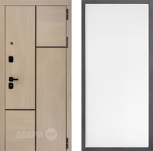 Входная металлическая Дверь Дверной континент ДК-14 ФЛ-649 Белый софт в Орехово-Зуево