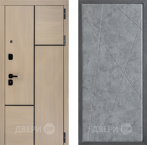 Дверь Дверной континент ДК-14 ФЛ-655 Бетон серый в Орехово-Зуево