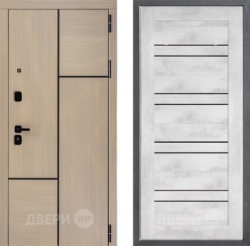 Дверь Дверной континент ДК-14 ФЛ-49 Бетон снежный в Орехово-Зуево