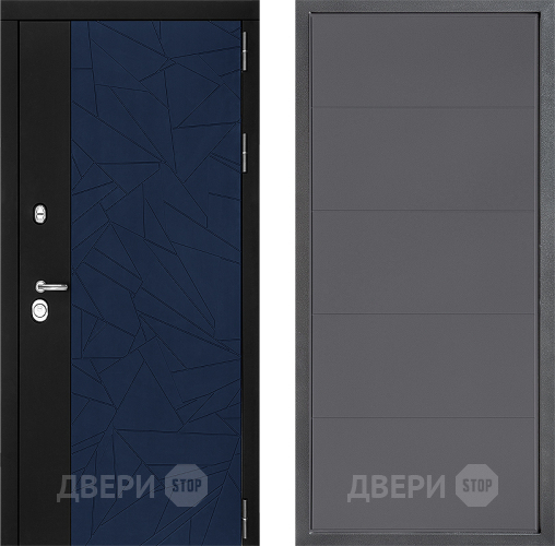 Входная металлическая Дверь Дверной континент ДК-9 ФЛ-649 Графит софт в Орехово-Зуево