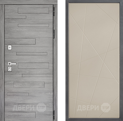 Входная металлическая Дверь Дверной континент ДК-10 ФЛ-655 Капучино в Орехово-Зуево