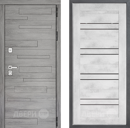 Входная металлическая Дверь Дверной континент ДК-10 ФЛ-49 Бетон снежный в Орехово-Зуево