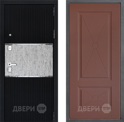 Входная металлическая Дверь Дверной континент ДК-13 ФЛ-617 Ясень шоколадный в Орехово-Зуево