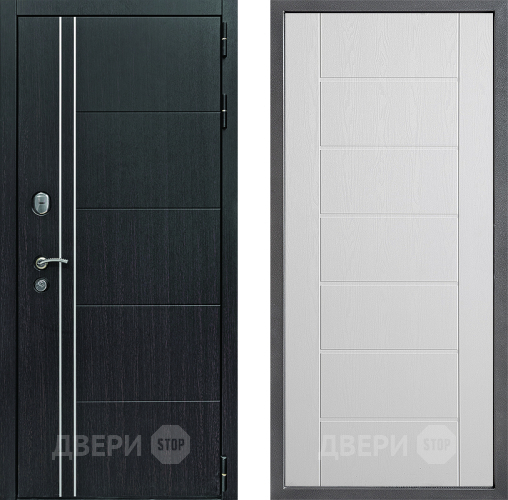 Дверь Дверной континент Теплолюкс Дизайн ФЛ-Лайн Белое дерево в Орехово-Зуево