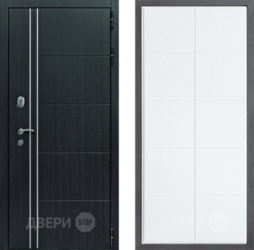 Входная металлическая Дверь Дверной континент Теплолюкс Дизайн ФЛ-Кватро Белое дерево в Орехово-Зуево