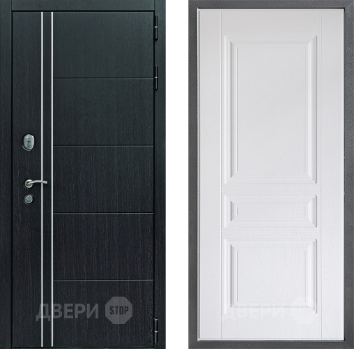 Входная металлическая Дверь Дверной континент Теплолюкс Дизайн ФЛ-243 Альберо Браш серебро в Орехово-Зуево