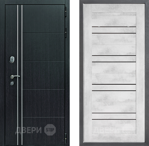 Входная металлическая Дверь Дверной континент Теплолюкс Дизайн ФЛ-49 Бетон снежный в Орехово-Зуево