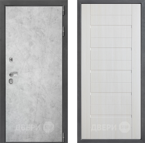 Входная металлическая Дверь Дверной континент ДК-3/743 ФЛ-70 Лиственница белая в Орехово-Зуево