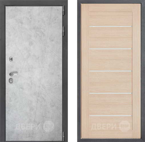 Входная металлическая Дверь Дверной континент ДК-3/743 ФЛ-46 Капучино в Орехово-Зуево