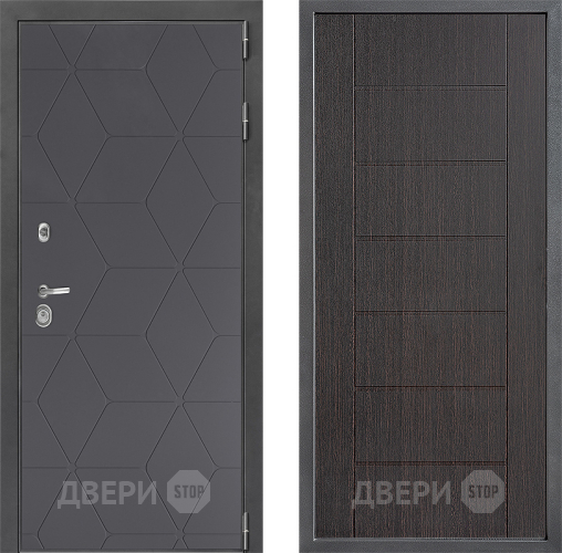 Входная металлическая Дверь Дверной континент ДК-3/744 ФЛ-Лайн Венге в Орехово-Зуево