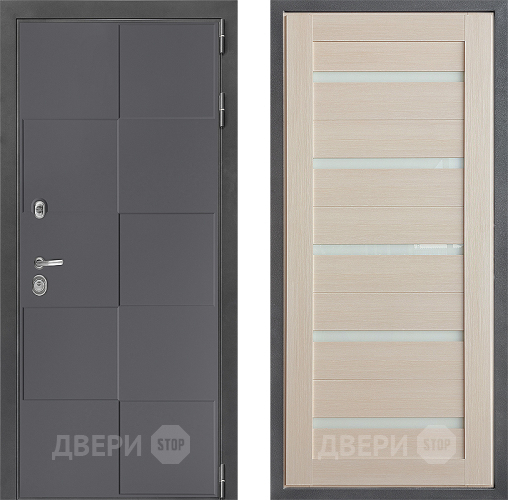 Входная металлическая Дверь Дверной континент ДК-3/606 ФЛ-47 Лиственница белая в Орехово-Зуево