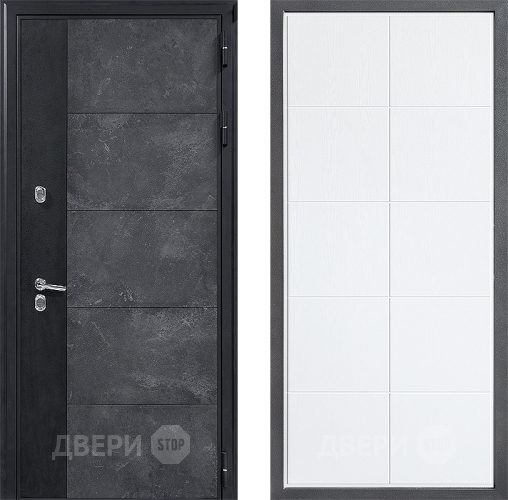 Дверь Дверной континент ДК-15 Бетон ТЕРМО ФЛ-Кватро Белое дерево в Орехово-Зуево