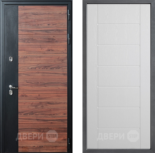 Дверь Дверной континент ДК-15 Красное Дерево ТЕРМО ФЛ-Лайн Белое дерево в Орехово-Зуево