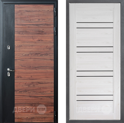 Дверь Дверной континент ДК-15 Красное Дерево ТЕРМО ФЛ-49 Сосна белая в Орехово-Зуево