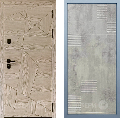 Входная металлическая Дверь Дива МД-97/1 Д-4 Бетон темный в Орехово-Зуево