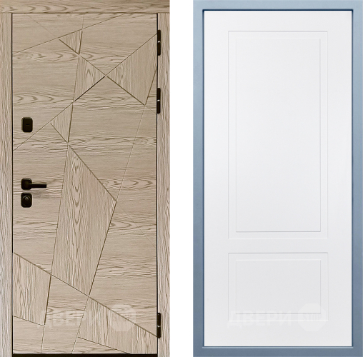 Входная металлическая Дверь Дива МД-97/1 Н-7 Белый в Орехово-Зуево