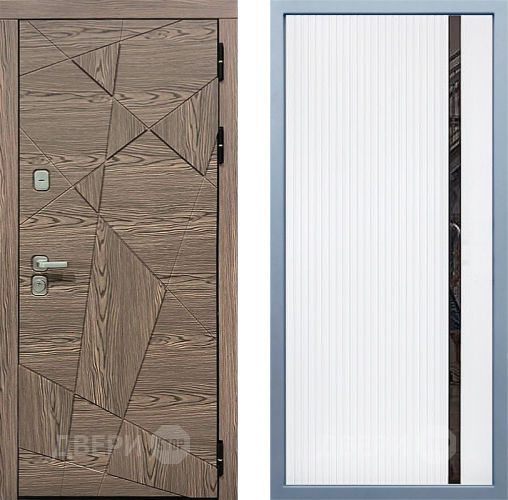 Входная металлическая Дверь Дива МД-97/2 МХ-46 Белый матовый в Орехово-Зуево